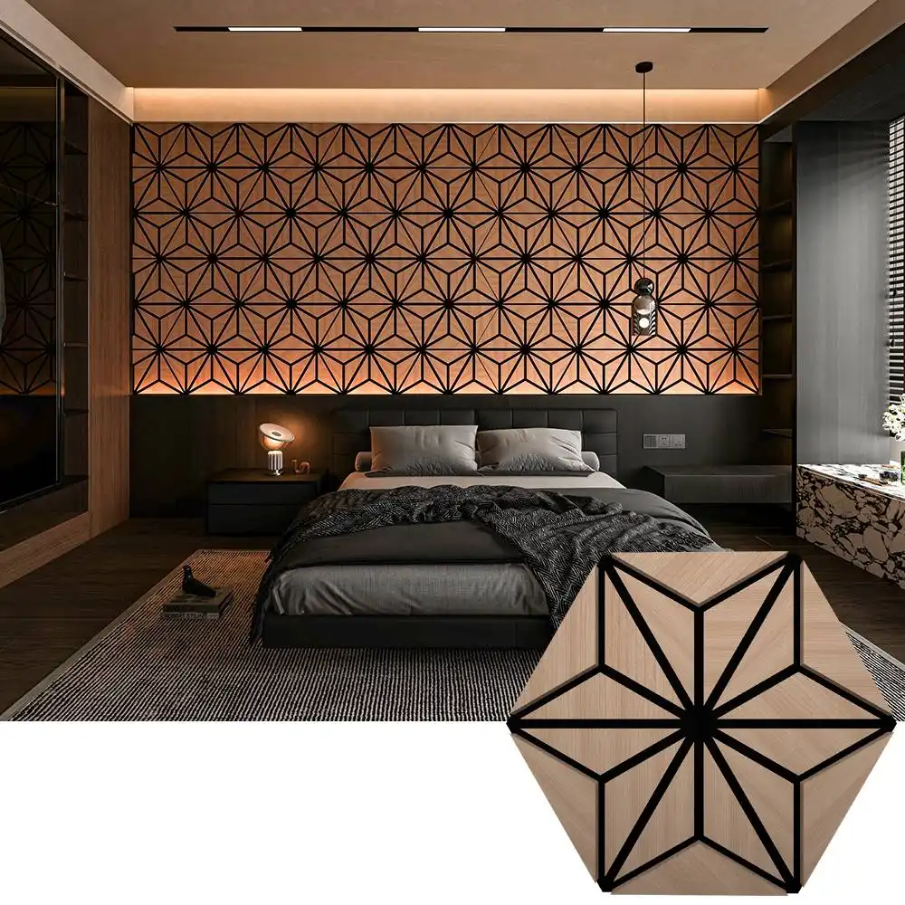 3D Acoustic Wall Panel Architectural Texture