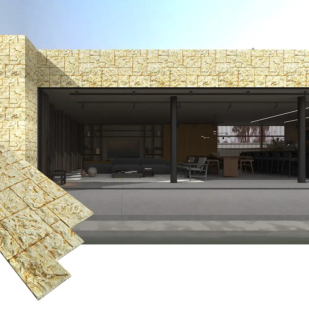 Stone Plastic Wall Panel B1 Fire Rating