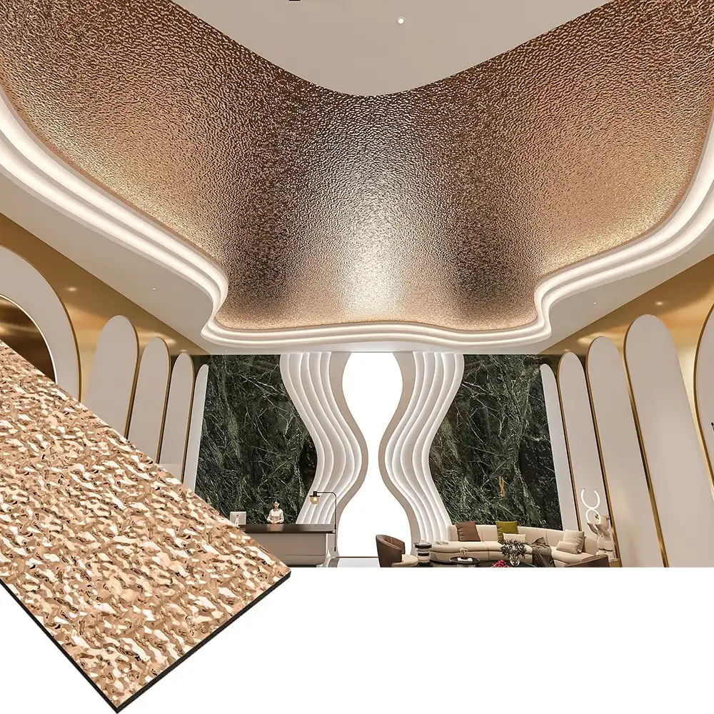 Water Ripples Series Bamboo Charcoal Wall Panel