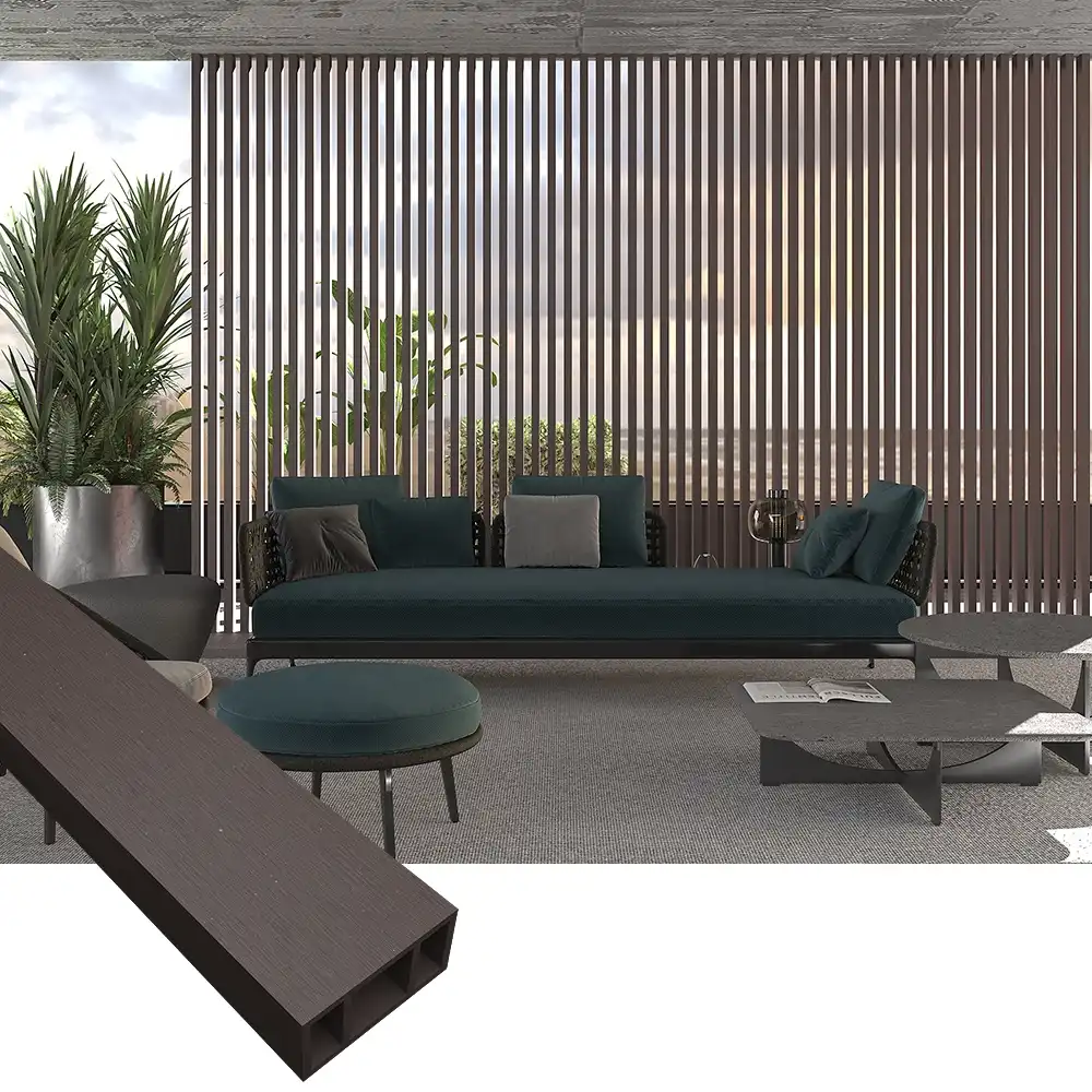 WPC Timber Tube Outdoor Weatherproof