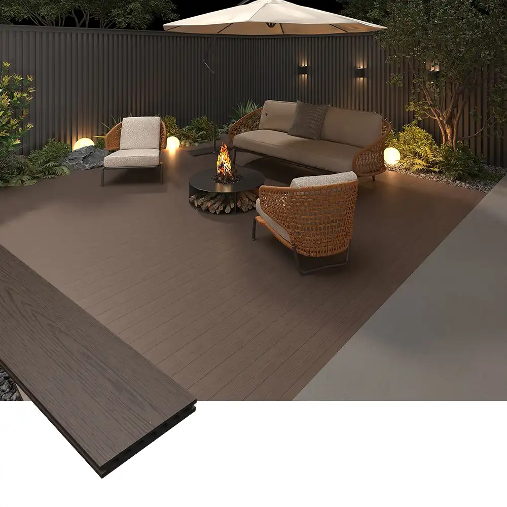 Anti-Slip WPC Decking for Poolside & Patio - Safe Even When Wet