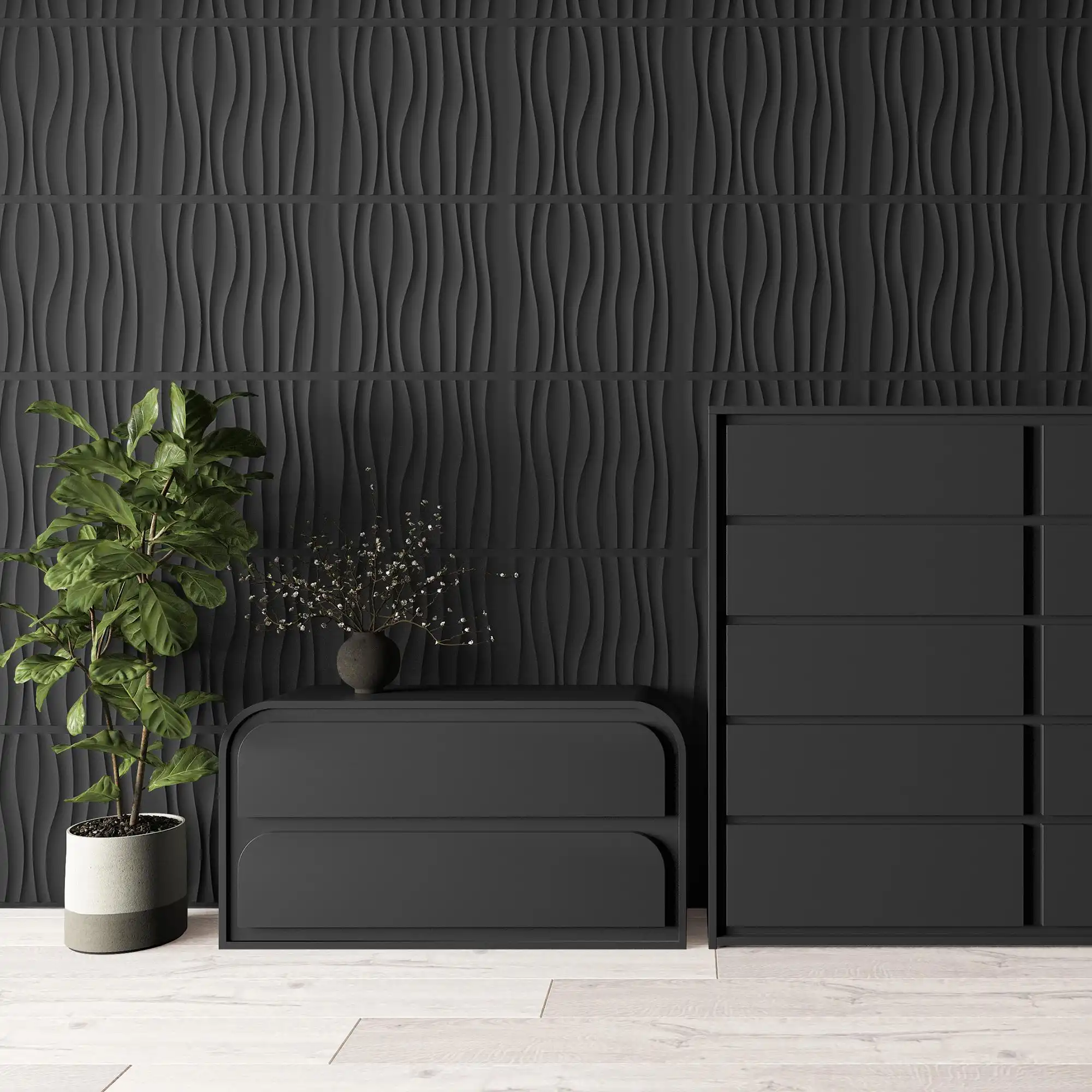 3D Wall Panels for Commercial Spaces