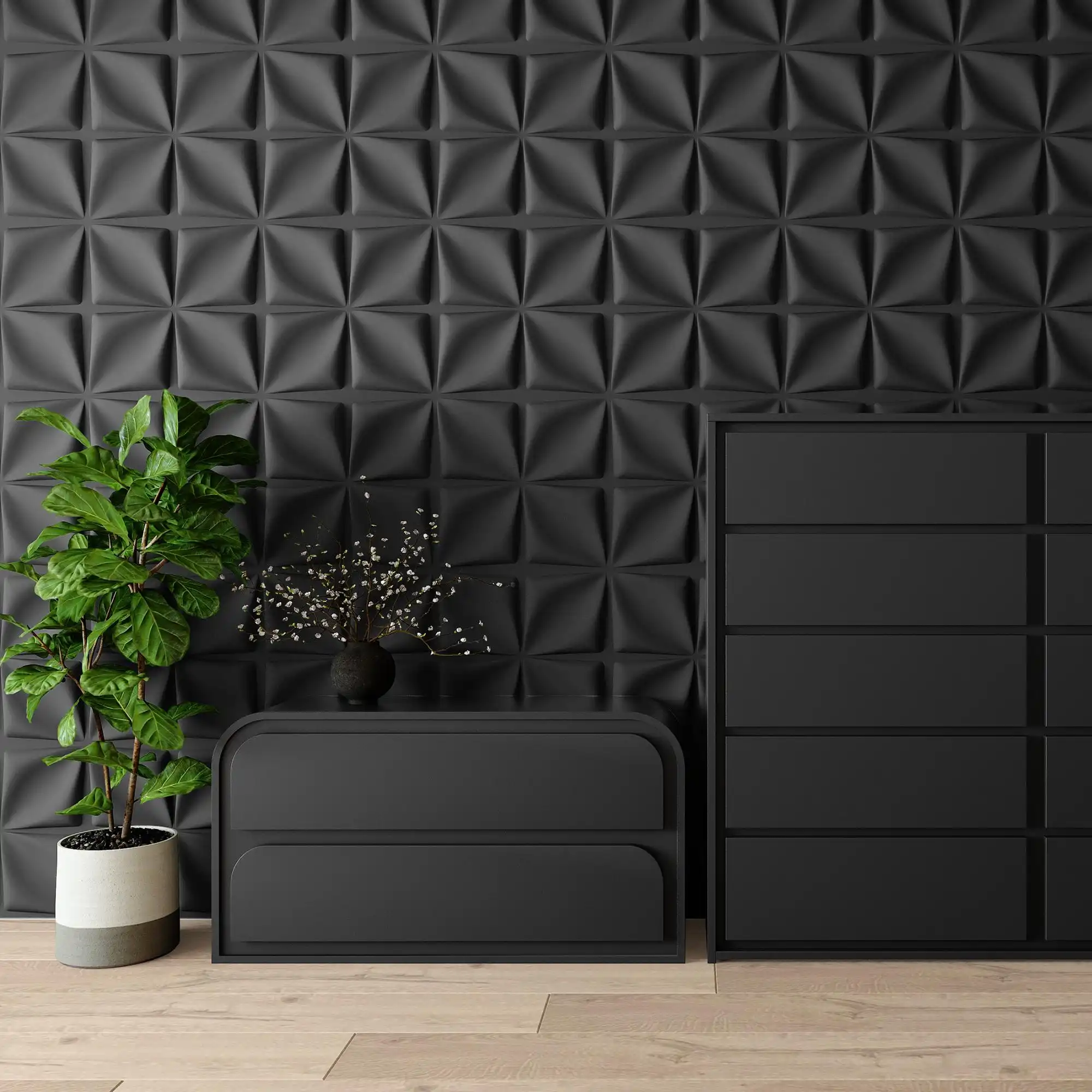 Fireproof 3D Wall Panels