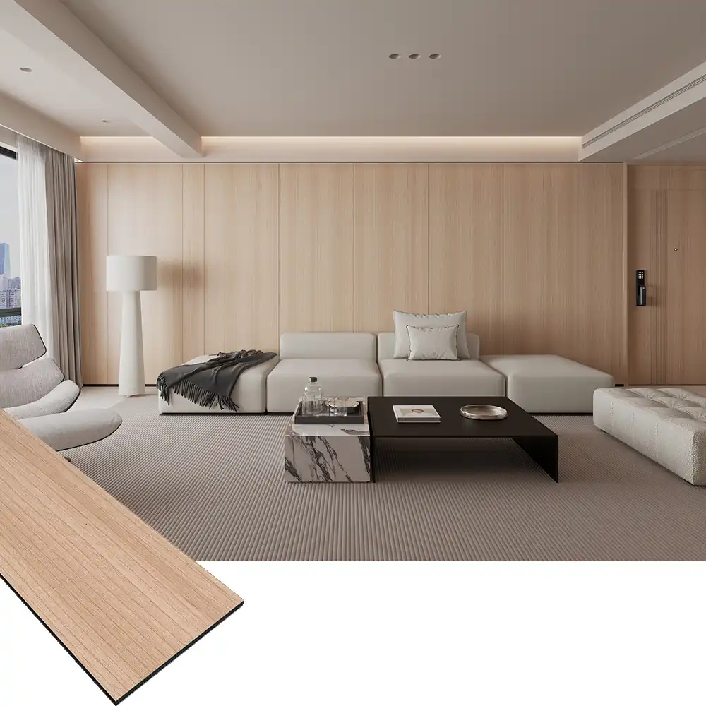 Bamboo Charcoal Wall Panel Wood Veneer