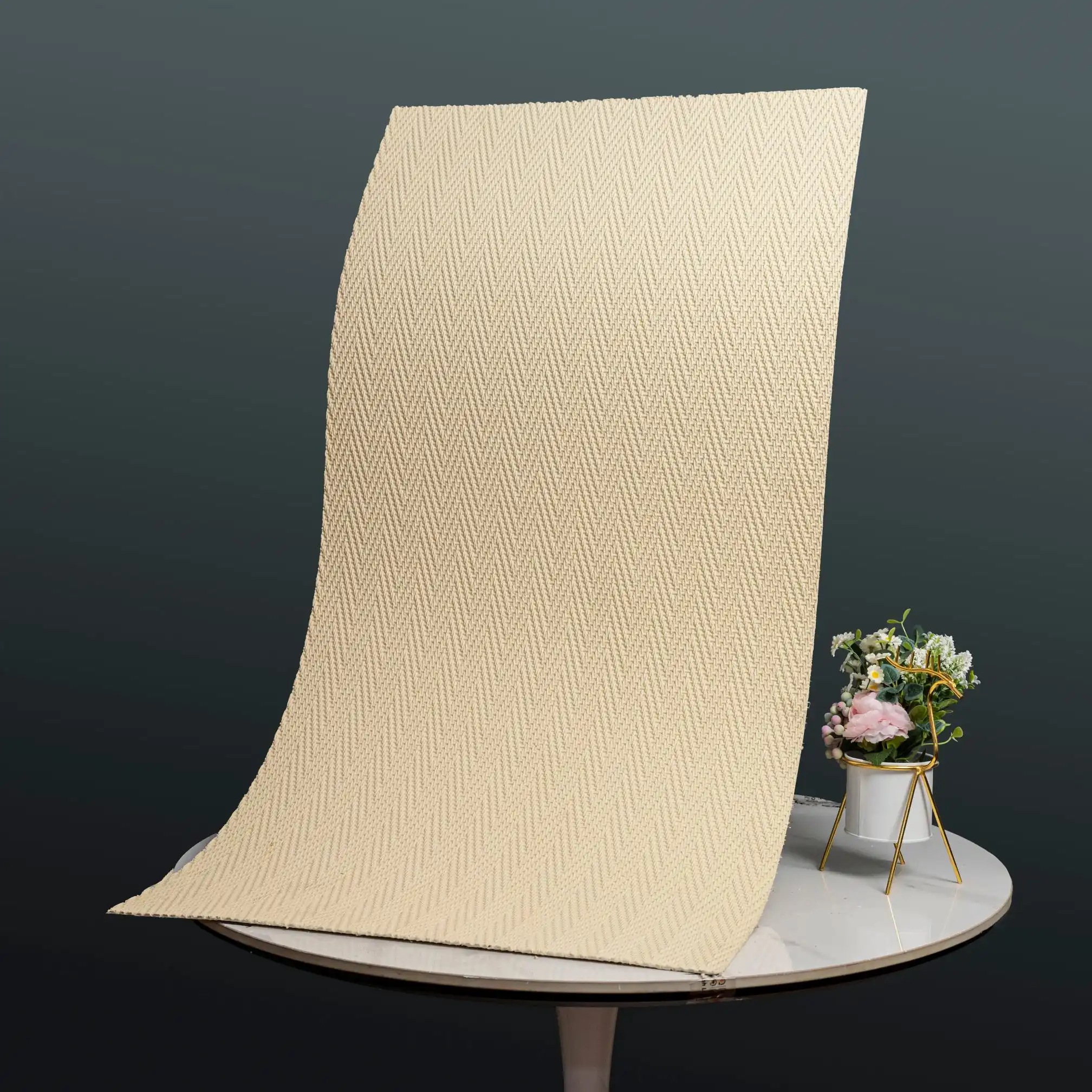 Acoustic Soft Stone Panel for Enhanced Sound Diffusion in Interior Spaces