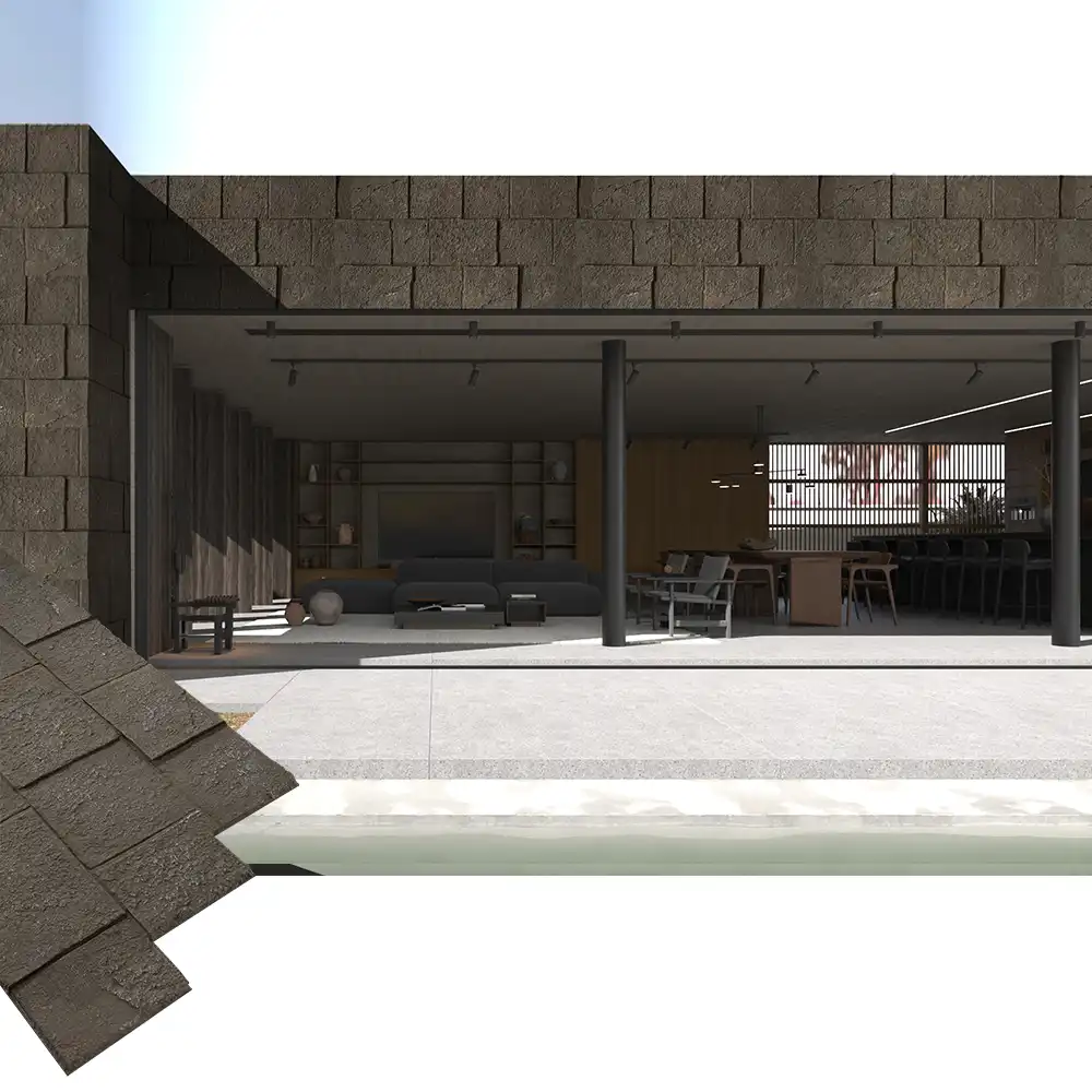 Faux Outdoor Stone Panels